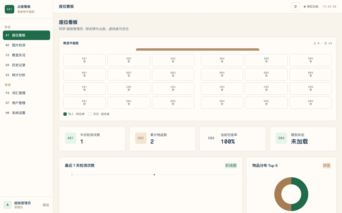 自习室 YOLO 检测系统 预览图 3